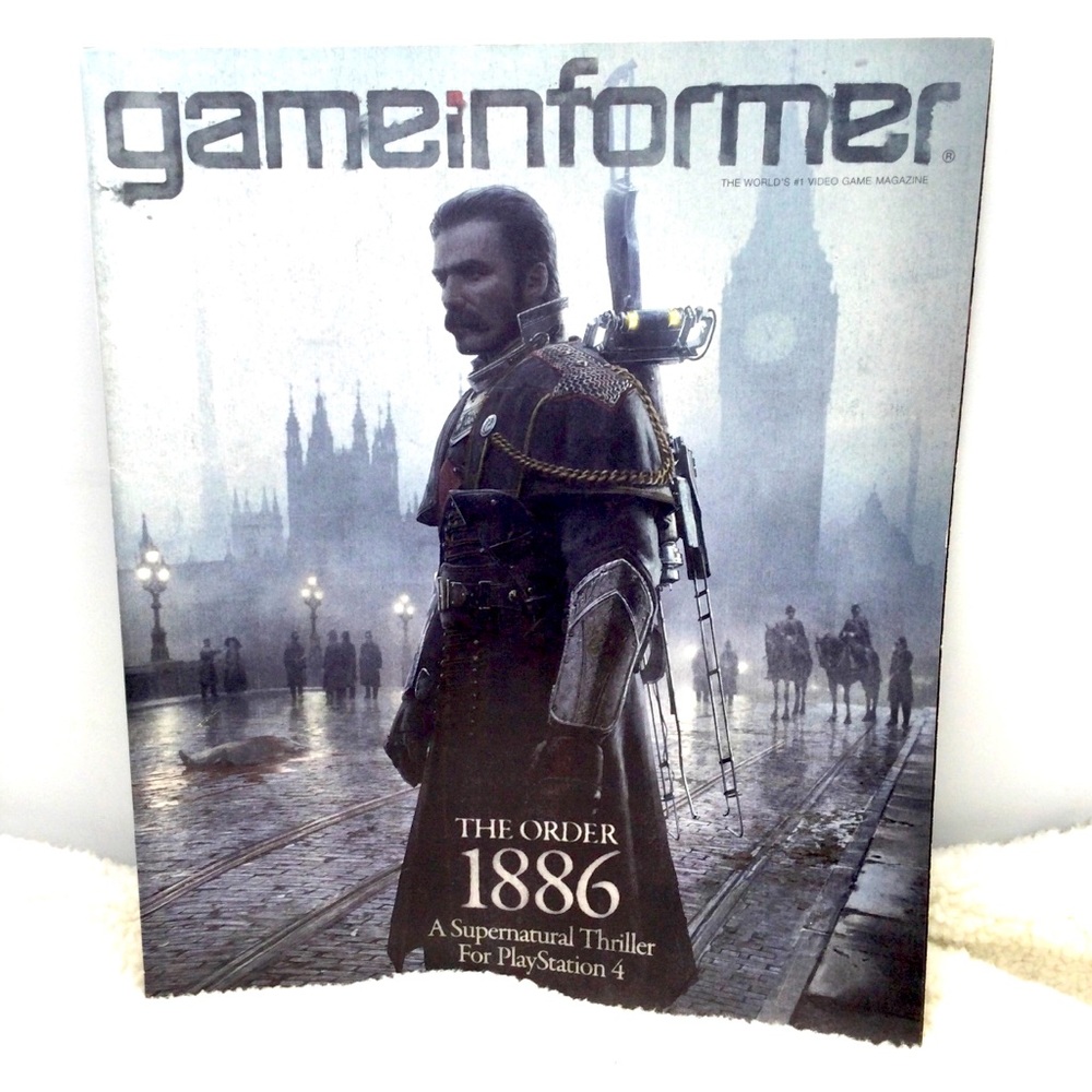 Vintage game informer magazine. Yr 2013 . The order of 1886 .